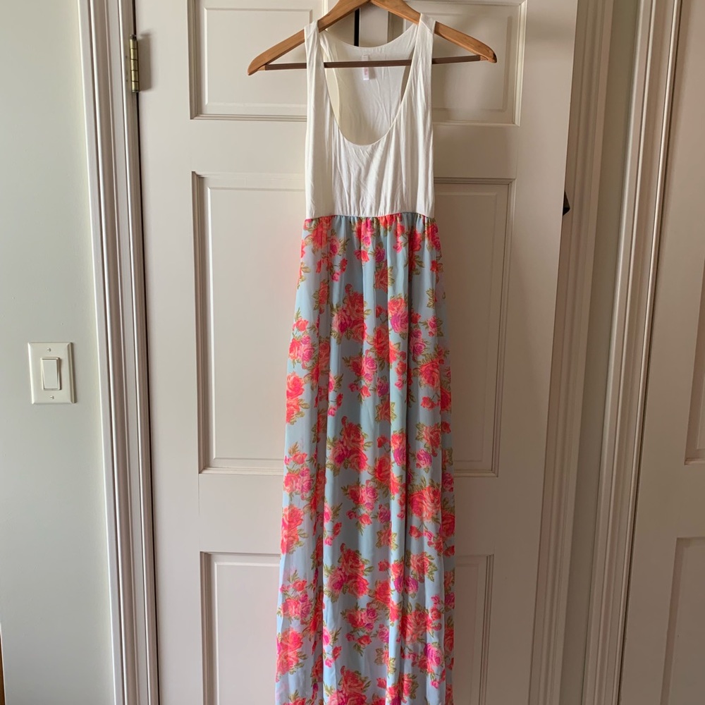 Pink Blush Maternity Dress